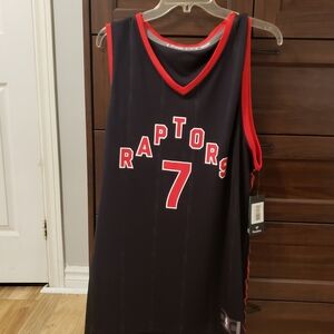 Raptors Black and Red Jersey